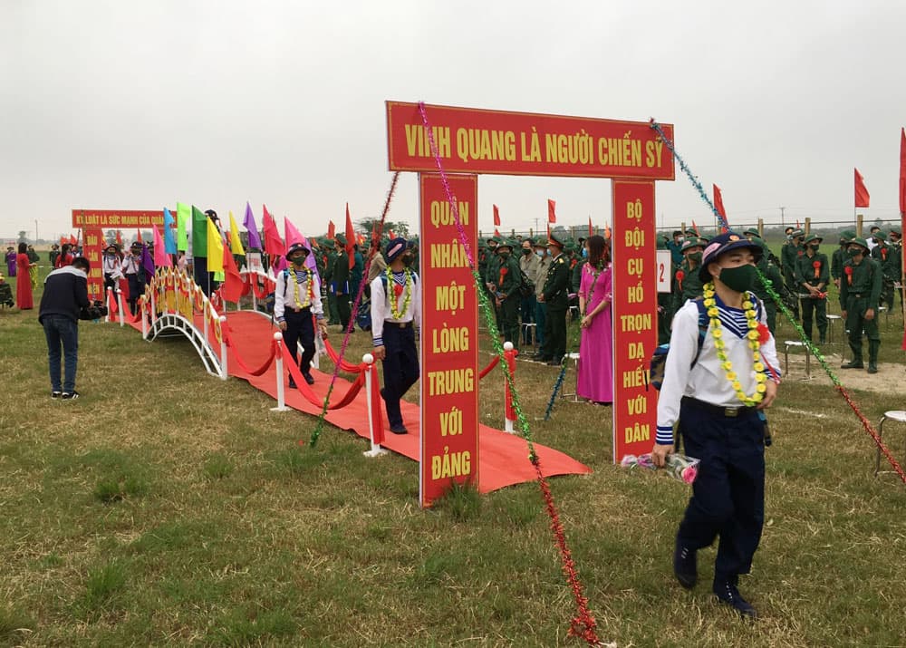 Tỉnh Hải Dương giao, nhận quân nhanh gọn, an toàn, bảo đảm đúng quy định phòng dịch Covid-19