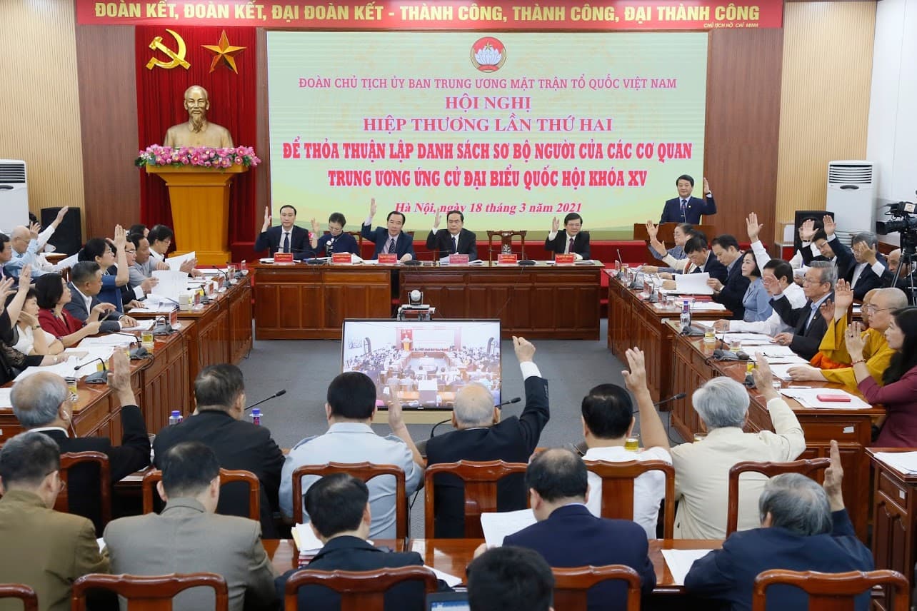 205 người được các cơ quan, tổ chức, đơn vị ở Trung ương giới thiệu ứng cử đại biểu Quốc hội khóa XV