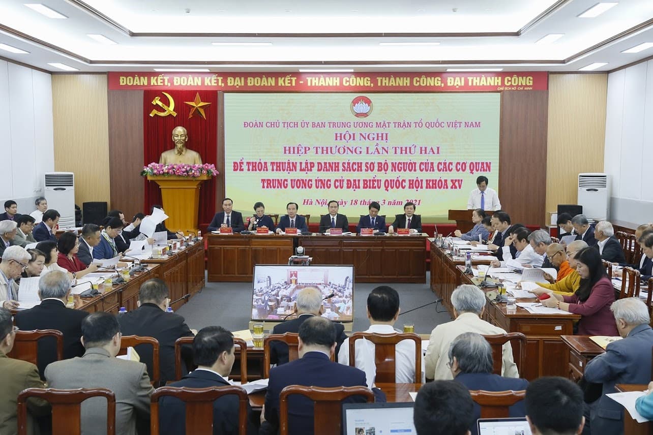 Lập danh sách sơ bộ những người ứng cử đại biểu Quốc hội khóa XV của các cơ quan Trung ương