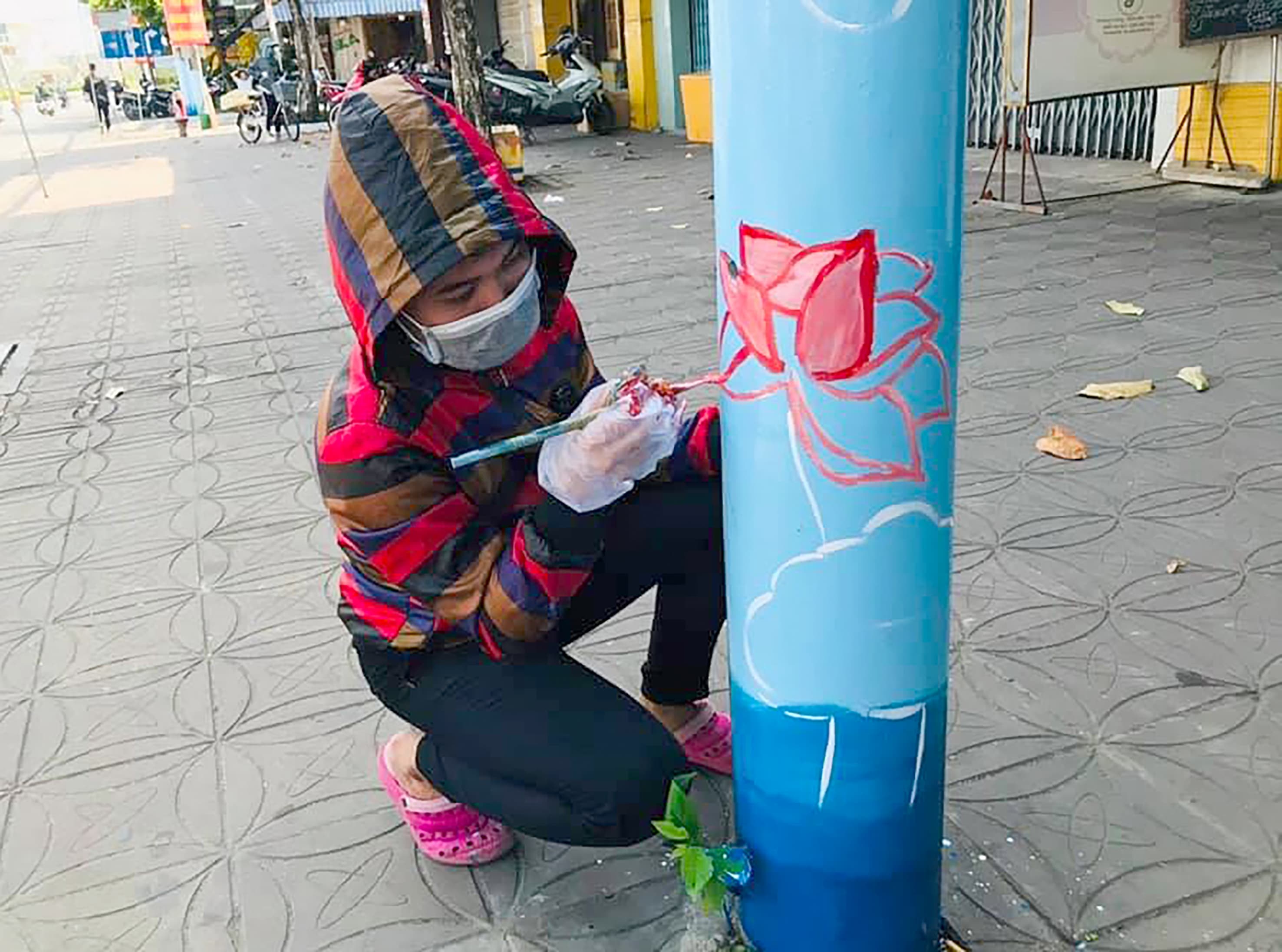 “Vẽ cột điện hoa”