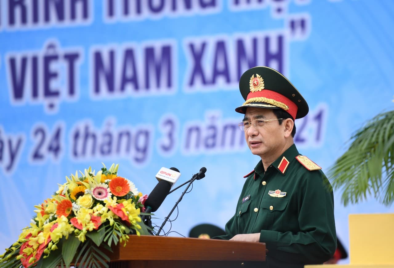 Bộ Quốc phòng tổ chức Lễ phát động trồng cây hưởng ứng Chương trình trồng 1 tỷ cây xanh - Vì một Việt Nam xanh