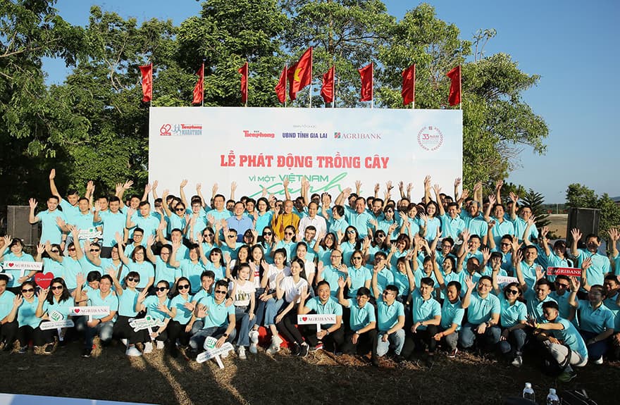 Agribank hướng tới hành trình 1 triệu cây xanh năm 2021