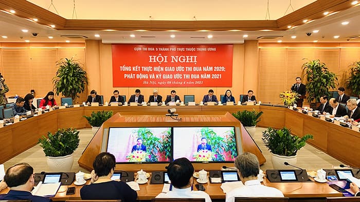 Thu ngân sách Cụm thi đua 5 thành phố trực thuộc Trung ương năm 2020 đạt 774.000 tỷ đồng