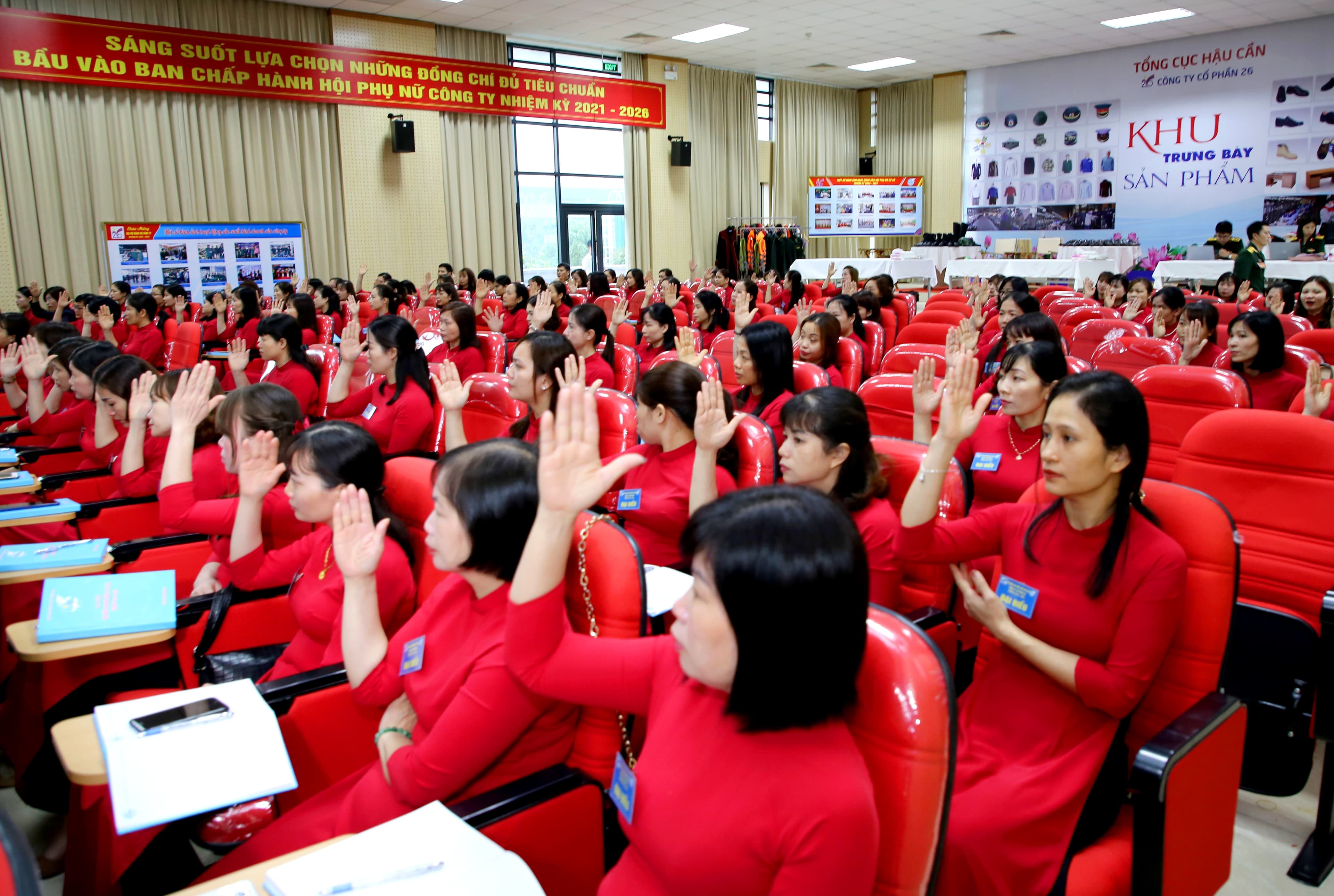 Hội Phụ nữ Công ty Cổ phần 26 xác định hai khâu đột phá nhiệm kỳ 2021-2026