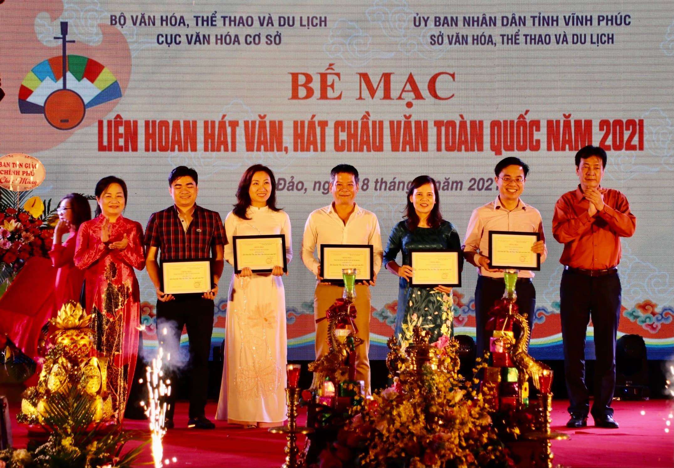 Trao 5 chương trình xuất sắc tại Liên hoan hát văn, hát chầu văn toàn quốc