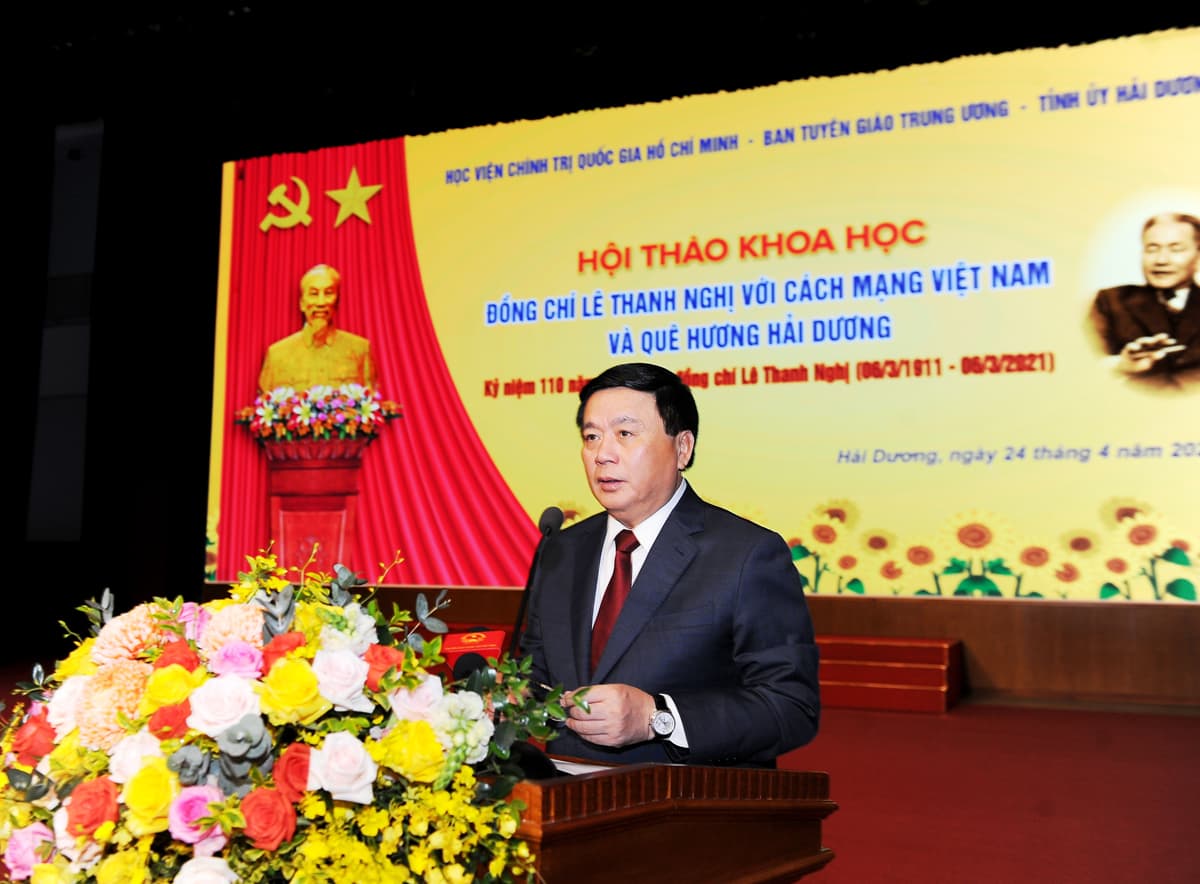 Hội thảo khoa học “Đồng chí Lê Thanh Nghị với cách mạng Việt Nam và quê hương Hải Dương”