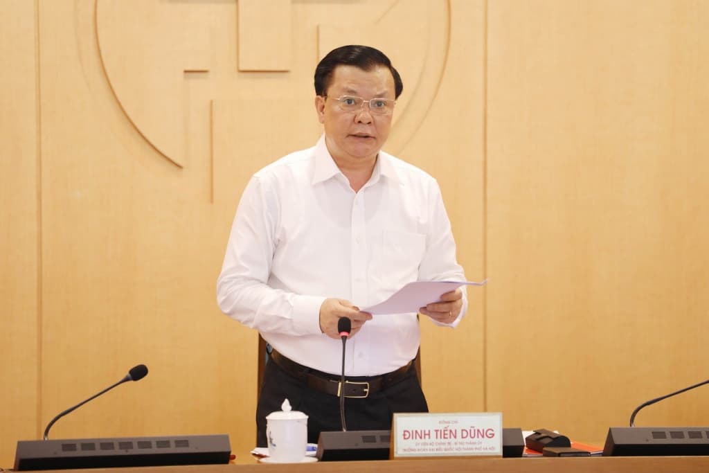 Bí thư Thành ủy Hà Nội Đinh Tiến Dũng: Siết chặt kỷ cương, kỷ luật để đẩy lùi dịch bệnh
