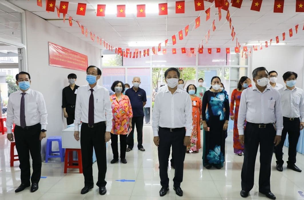 Trưởng Ban Kinh tế Trung ương bầu cử tại phường Thảo Điền, thành phố Thủ Đức, Thành phố Hồ Chí Minh