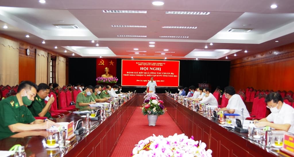 Sơn La chuẩn bị chu đáo, đúng tiến độ cho diễn tập khu vực phòng thủ tỉnh năm 2021