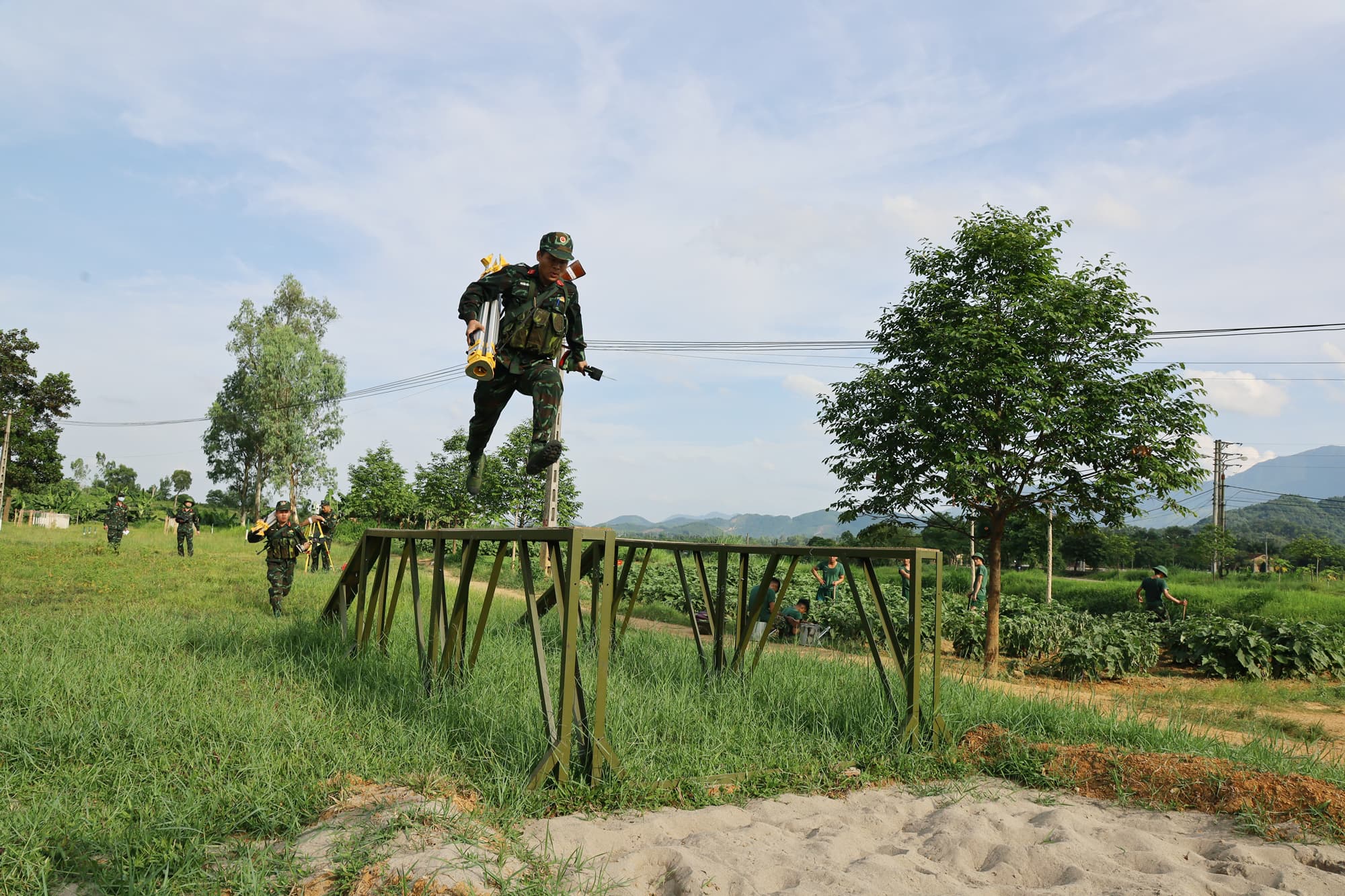 Đội tuyển Địa hình quân sự sẵn sàng đua tài tại Army Games 2021