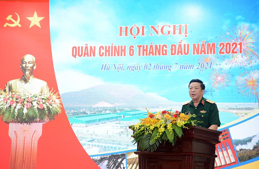 Tổng cục Công nghiệp Quốc phòng tổ chức Hội nghị Quân chính 6 tháng đầu năm 2021