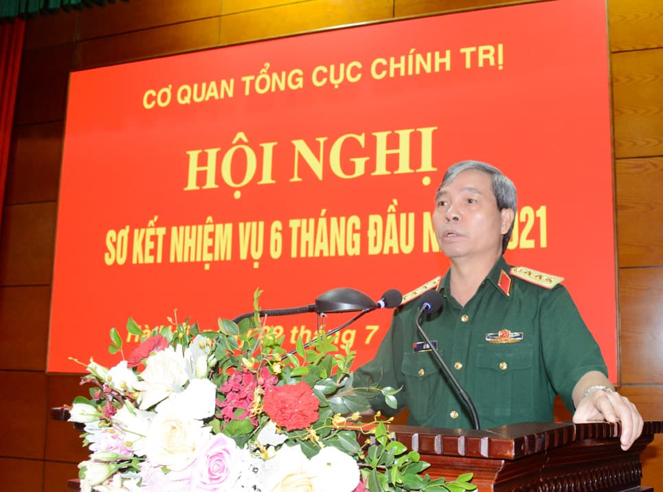 Cơ quan Tổng cục Chính trị tổ chức hội nghị sơ kết nhiệm vụ 6 tháng đầu năm 2021
