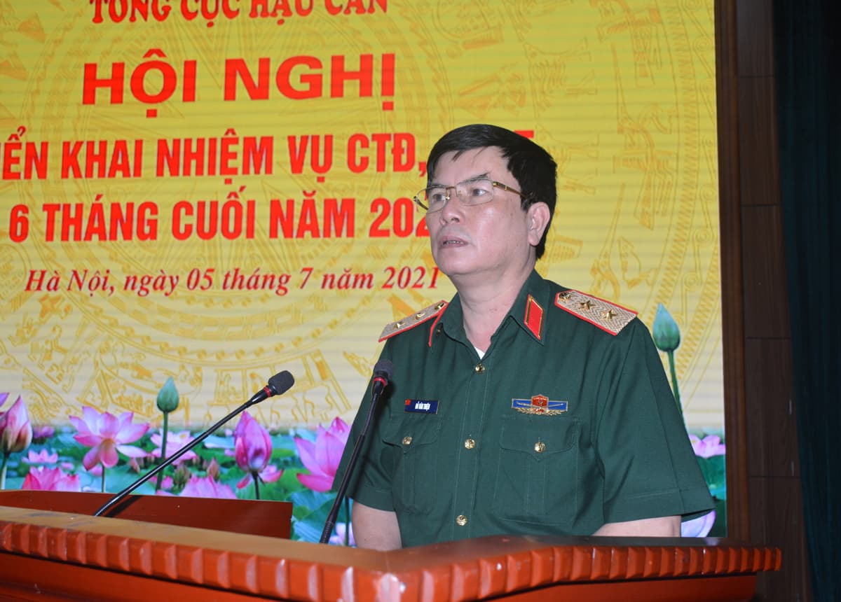 Tổng cục Hậu cần triển khai nhiệm vụ công tác Đảng, công tác chính trị 6 tháng cuối năm 2021