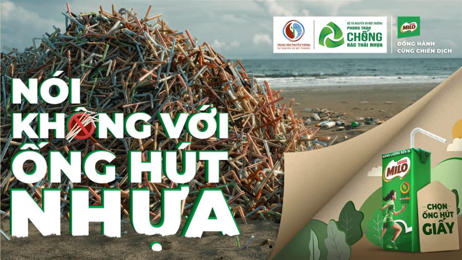Phát động chiến dịch “Nói không với ống hút nhựa”
