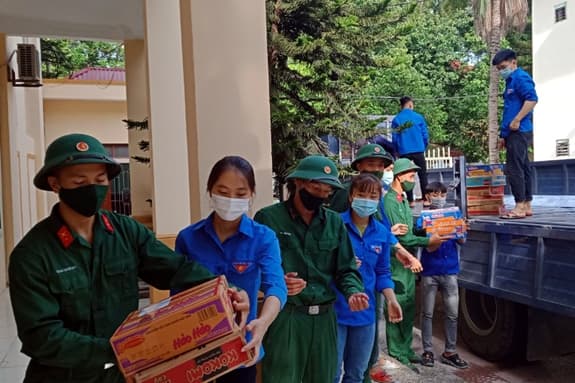 Các đơn vị chung tay giúp nhân dân phòng, chống dịch Covid-19