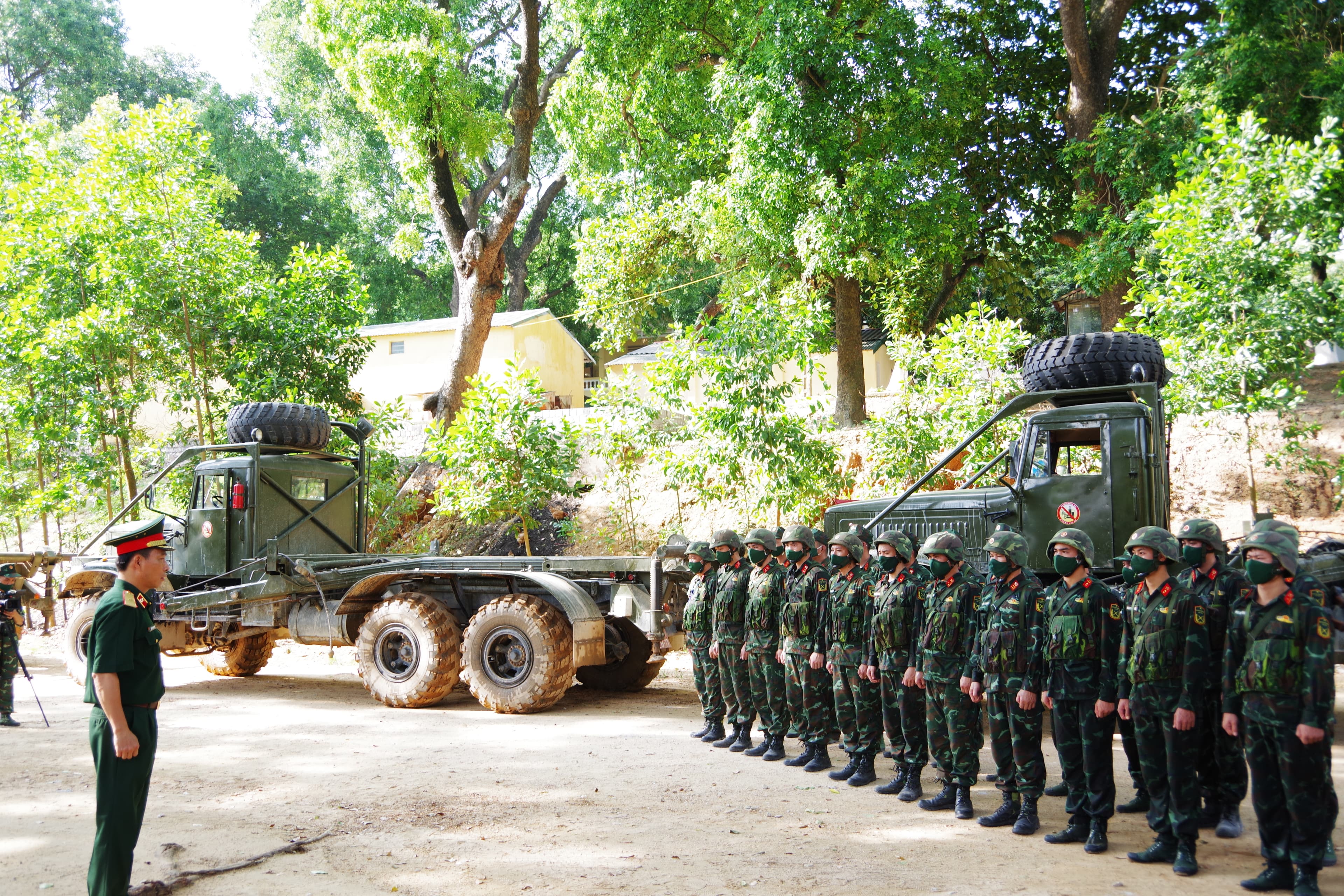 Đội tuyển Công binh sẵn sàng lên đường và giành chiến thắng