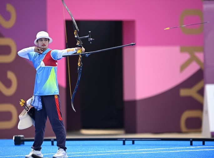 Cung thủ Ánh Nguyệt dừng bước tại Olympic Tokyo 2020