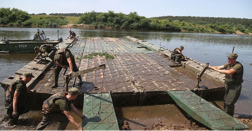 Công binh Belarus luyện tập chuẩn bị tham gia Army Games 2021