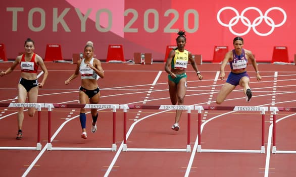 Quách Thị Lan vào bán kết rào nữ 400m ở Olympic Tokyo