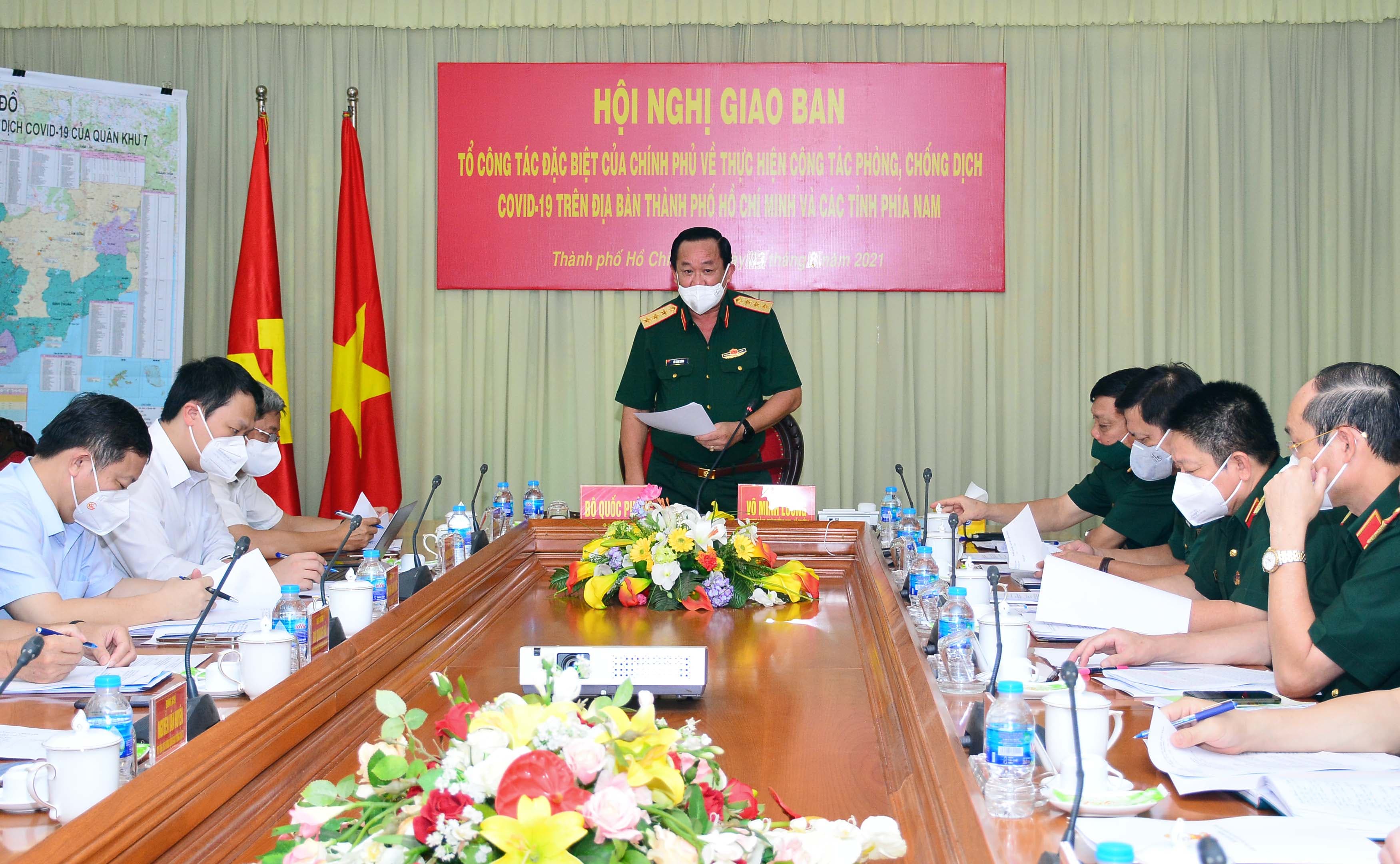 Triển khai nhiệm vụ cấp bách phòng, chống dịch tại TP Hồ Chí Minh và các tỉnh phía Nam