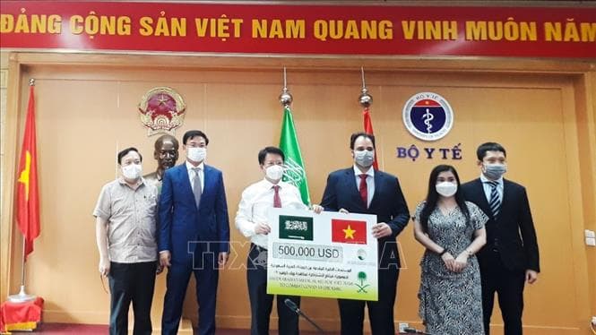 Vương quốc Saudi Arabia viện trợ 500.000 USD giúp Việt Nam phòng, chống dịch Covid-19