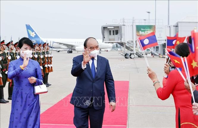 Chuyến thăm Lào của Chủ tịch nước Nguyễn Xuân Phúc đạt nhiều kết quả thực chất và toàn diện