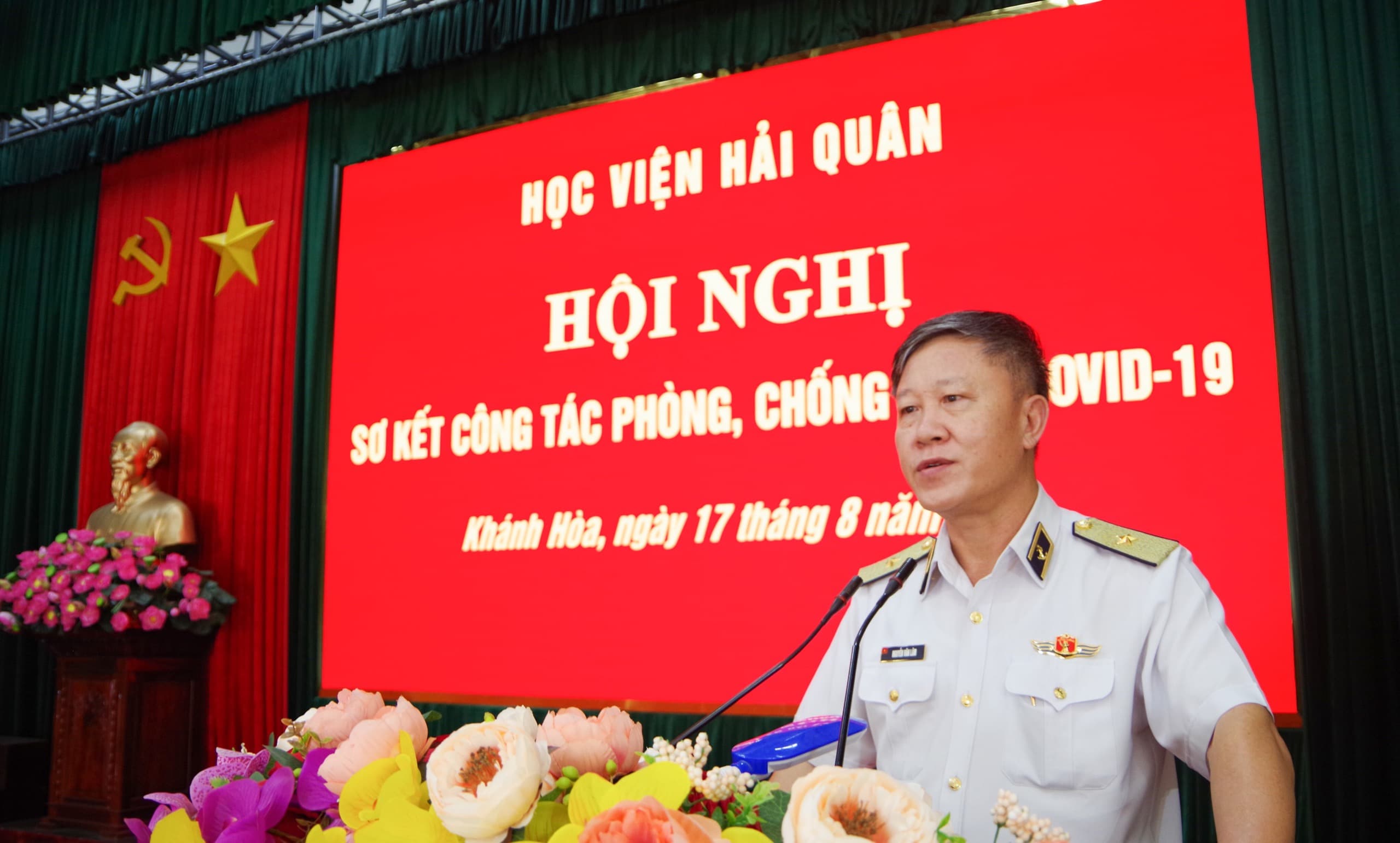 Học viện Hải quân tăng cường công tác phòng, chống dịch