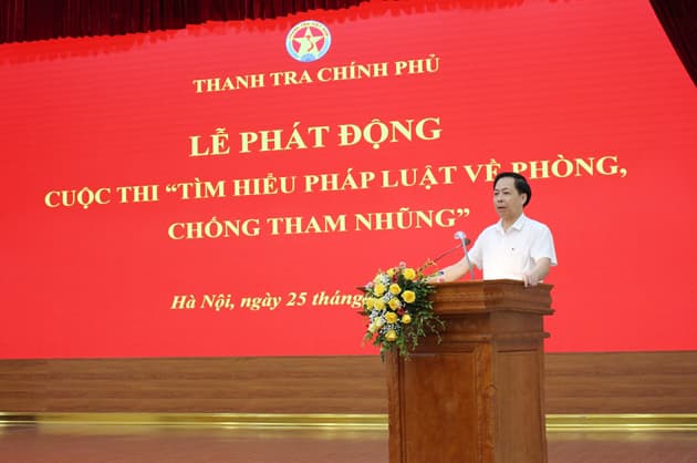 Thanh tra Chính phủ phát động Cuộc thi “Tìm hiểu pháp luật về phòng, chống tham nhũng”