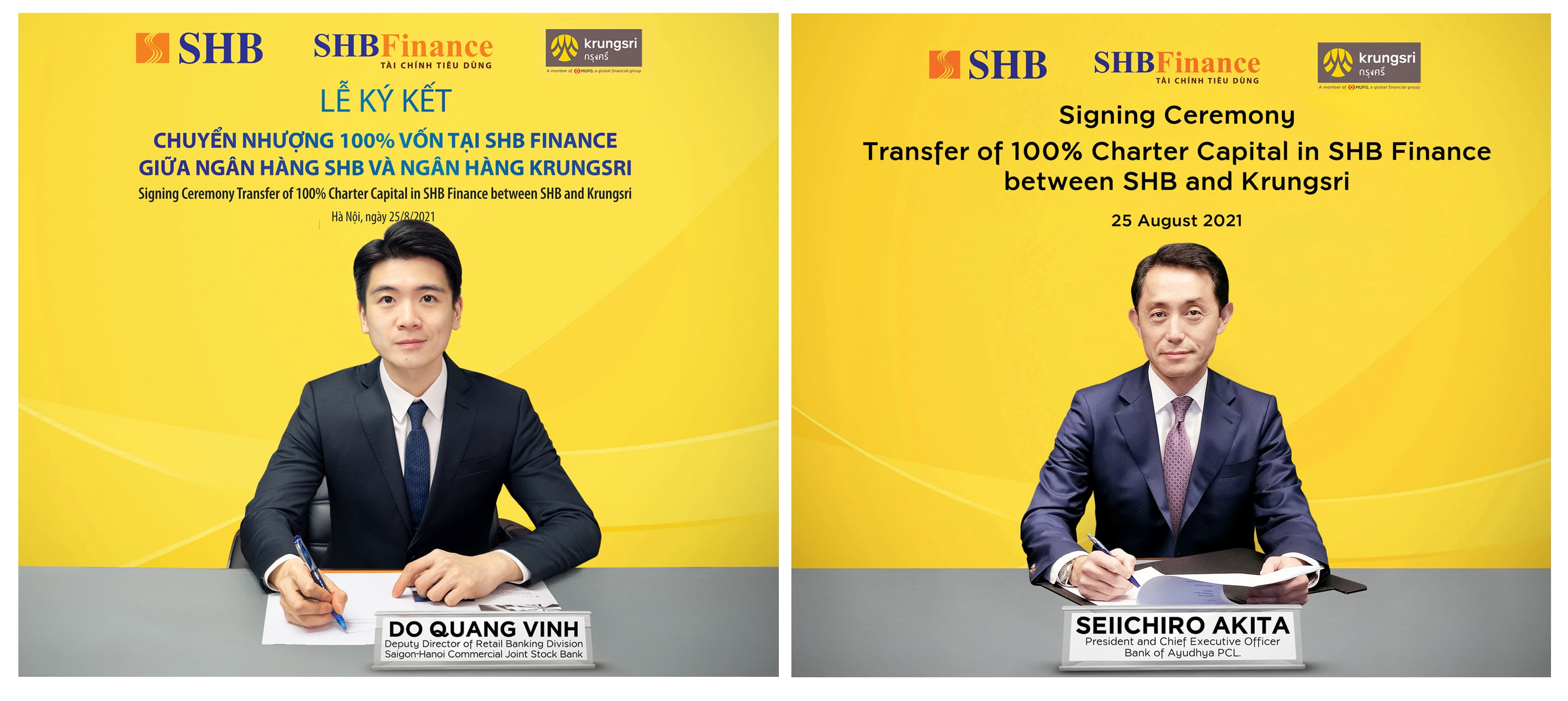 SHB sẽ chuyển nhượng 100% vốn tại SHB Finance cho Ngân hàng Krungsri