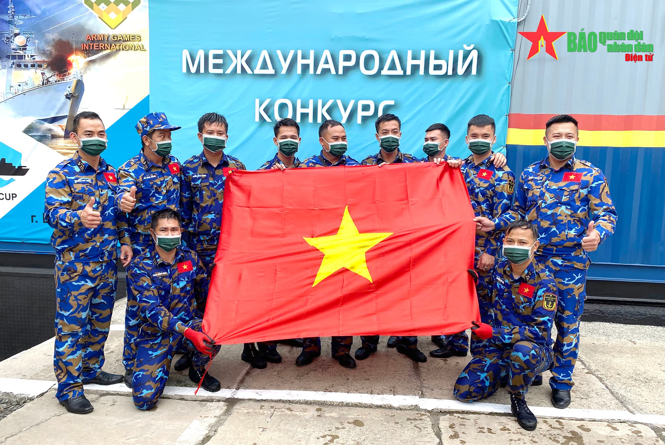 Đội tuyển Hải quân Việt Nam tiếp tục "đại thắng": Đoạt Đồng giải Nhất cùng đội tuyển Nga ở nội dung chống chìm
