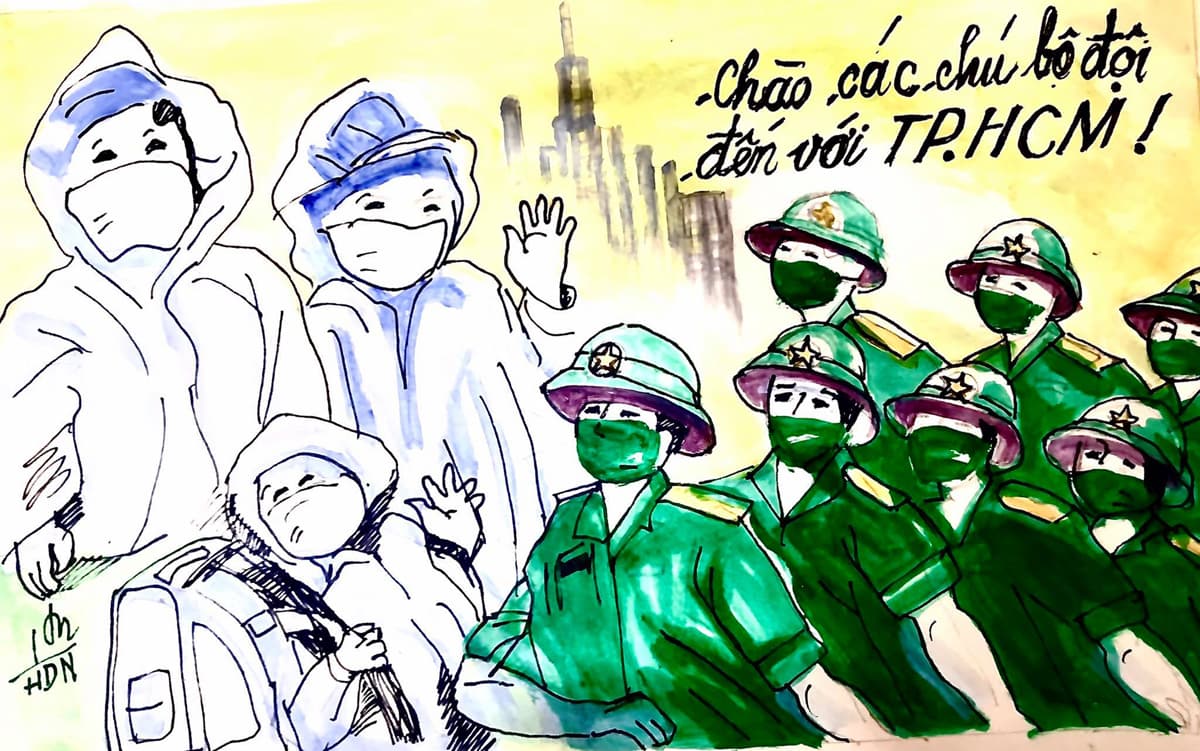 “Tôi muốn dùng cây bút để góp phần tuyên truyền chống dịch”