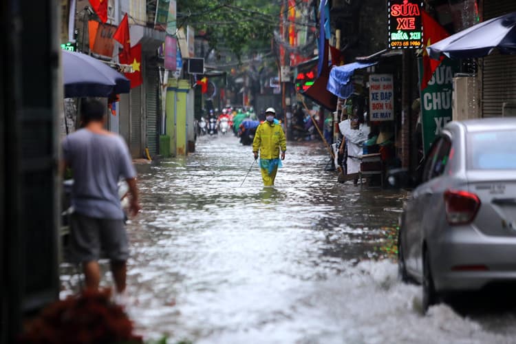 Các tỉnh Tây Nguyên và Nam Bộ có mưa