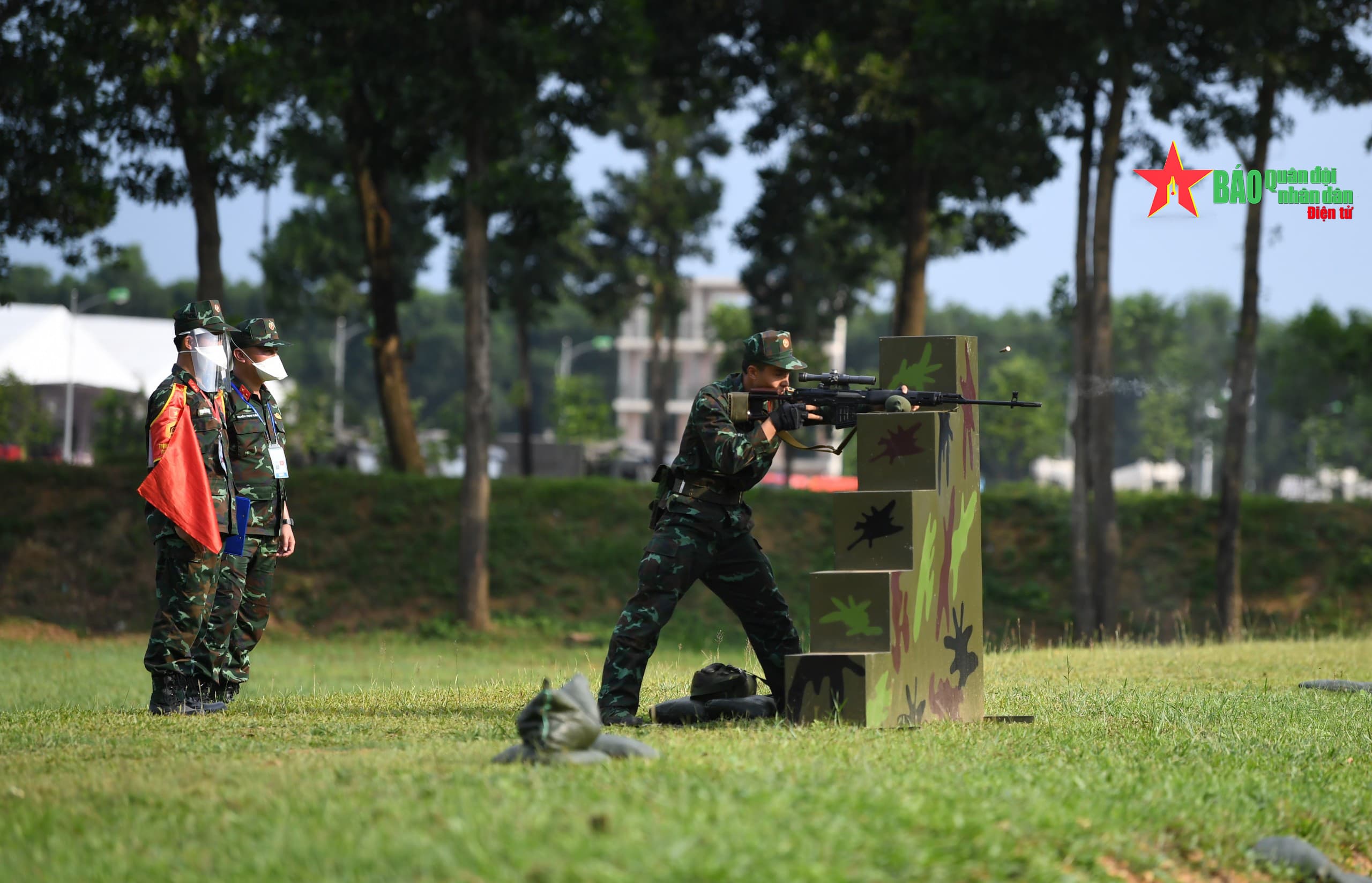 Army Games 2021 tại Việt Nam: Báo QĐND Điện tử tường thuật trực tiếp giai đoạn 2 của nội dung “Xạ thủ bắn tỉa” và "Vùng tai nạn"