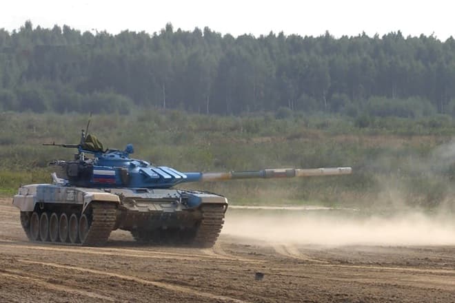 Đội tuyển Xe tăng Kyrgyzstan giành ngôi vô địch nội dung "Xe tăng hành tiến" ở Bảng 2