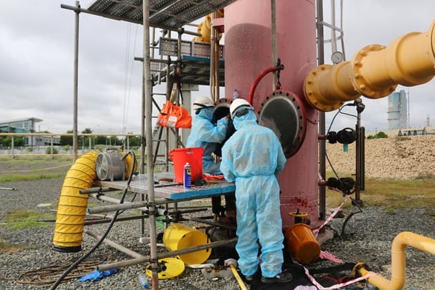 Công ty Vận chuyển Khí Đông Nam bộ hoàn thành vượt tiến độ bảo dưỡng sửa chữa 2021