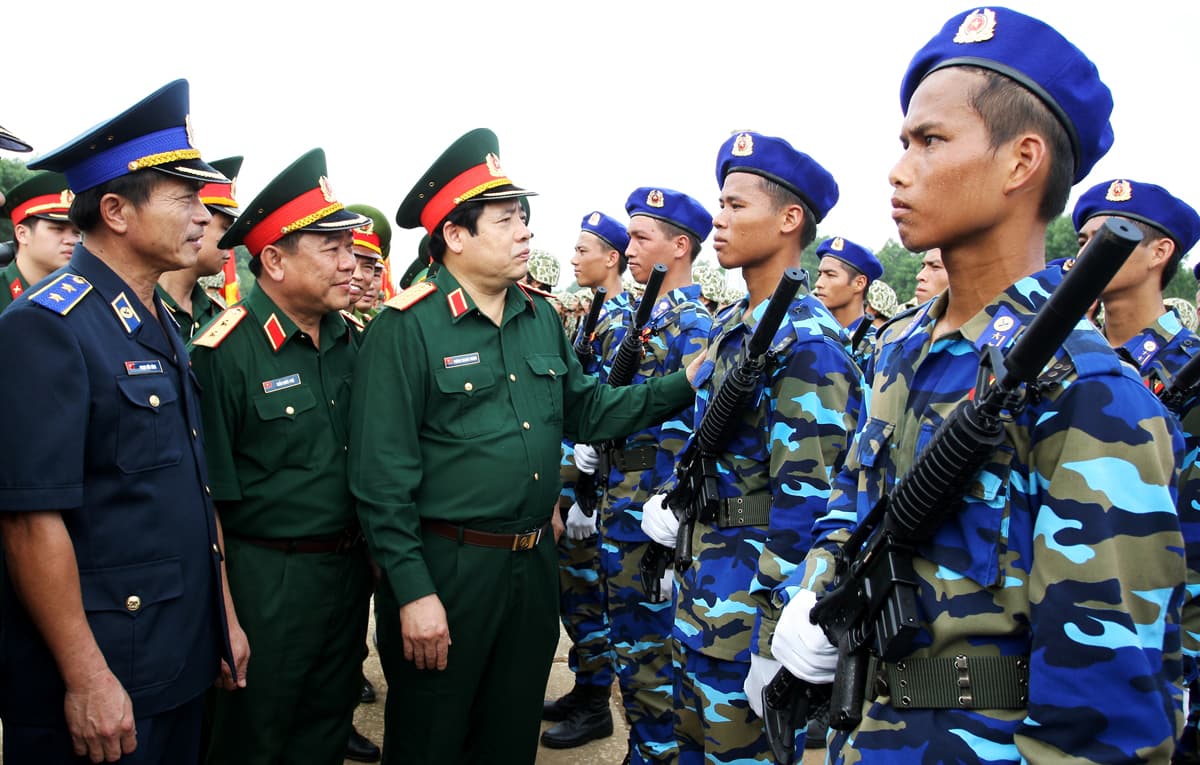 Đại tướng Phùng Quang Thanh với công tác huấn luyện