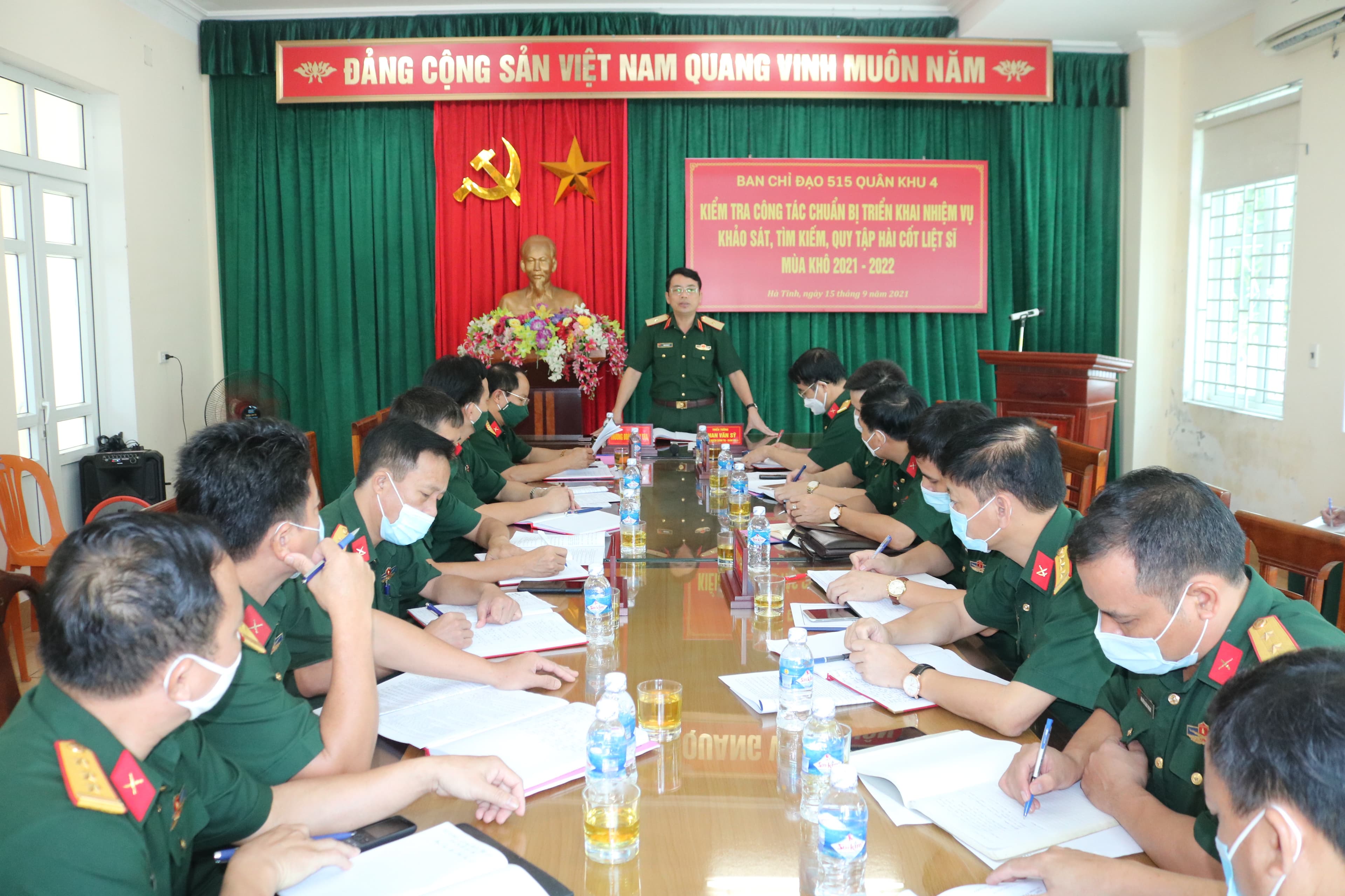Kiểm tra công tác chuẩn bị tìm kiếm, quy tập hài cốt liệt sĩ mùa khô 2021-2022