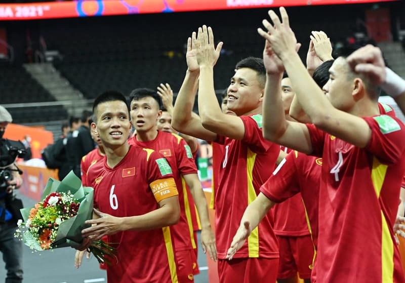 Đội tuyển futsal Việt Nam gặp đội tuyển Nga vào ngày 22-9