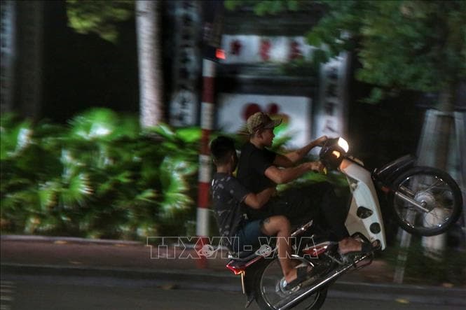 Xử lý 40 đối tượng đua xe trái phép