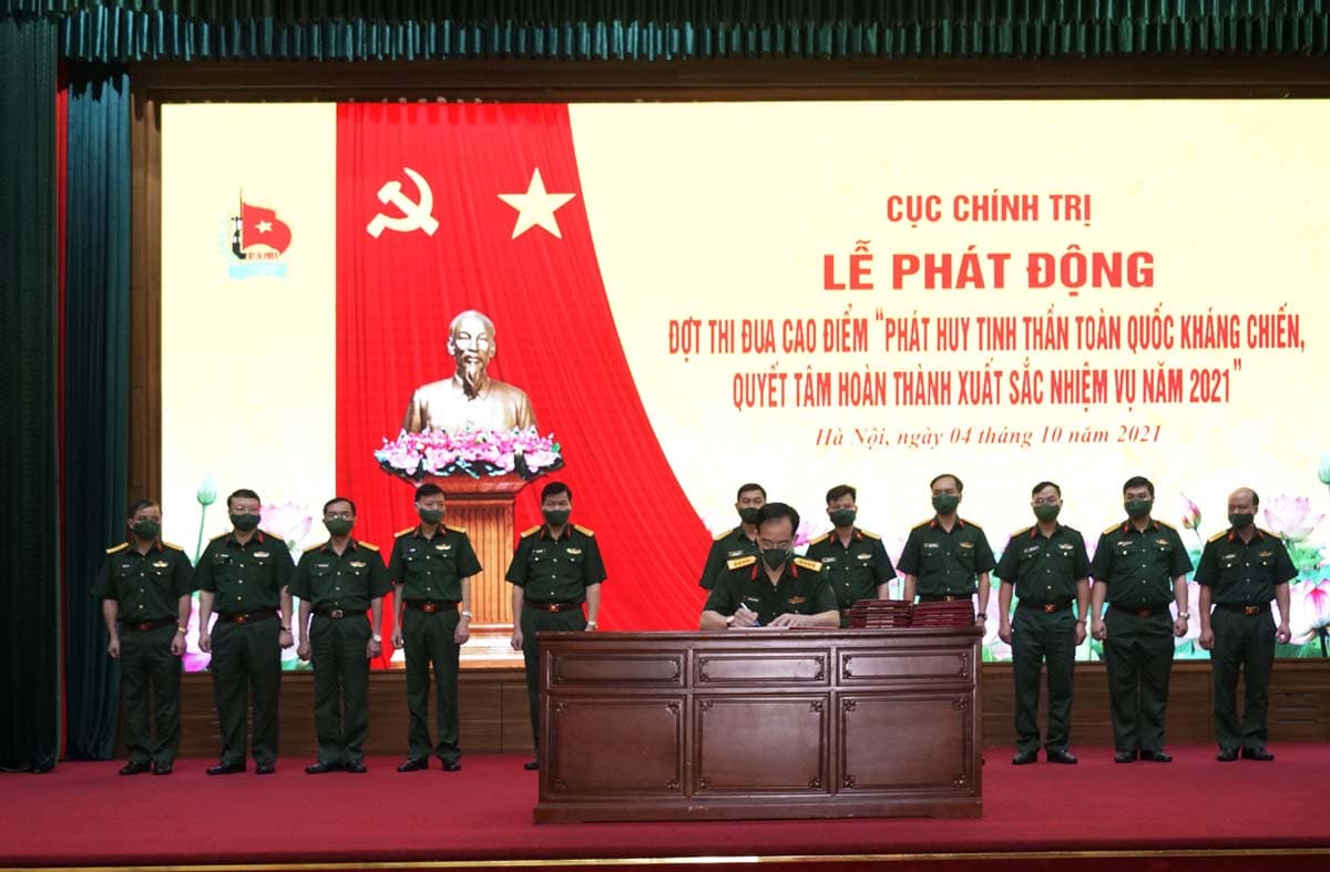 Cục Chính trị, Tổng cục Hậu cần phát động đợt thi đua cao điểm