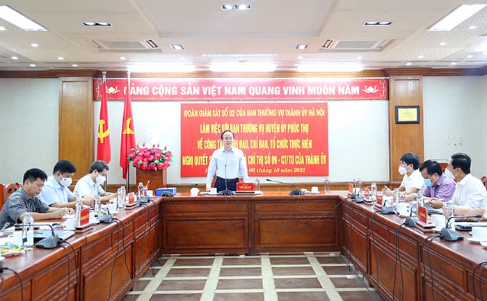 Hà Nội: Giải quyết dứt điểm khiếu nại, tố cáo liên quan đến giải phóng mặt bằng tại huyện Phúc Thọ