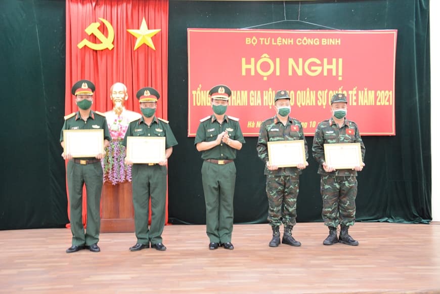 Binh chủng Công binh tổng kết tham gia Hội thao Quân sự quốc tế năm 2021