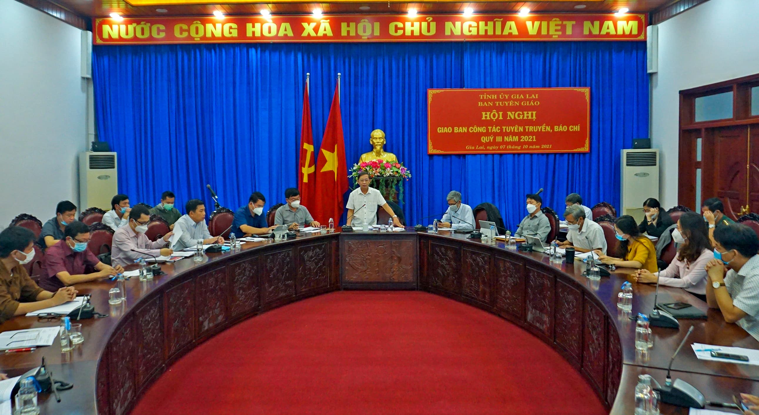 Hội nghị giao ban công tác tuyên truyền, báo chí quý III năm 2021