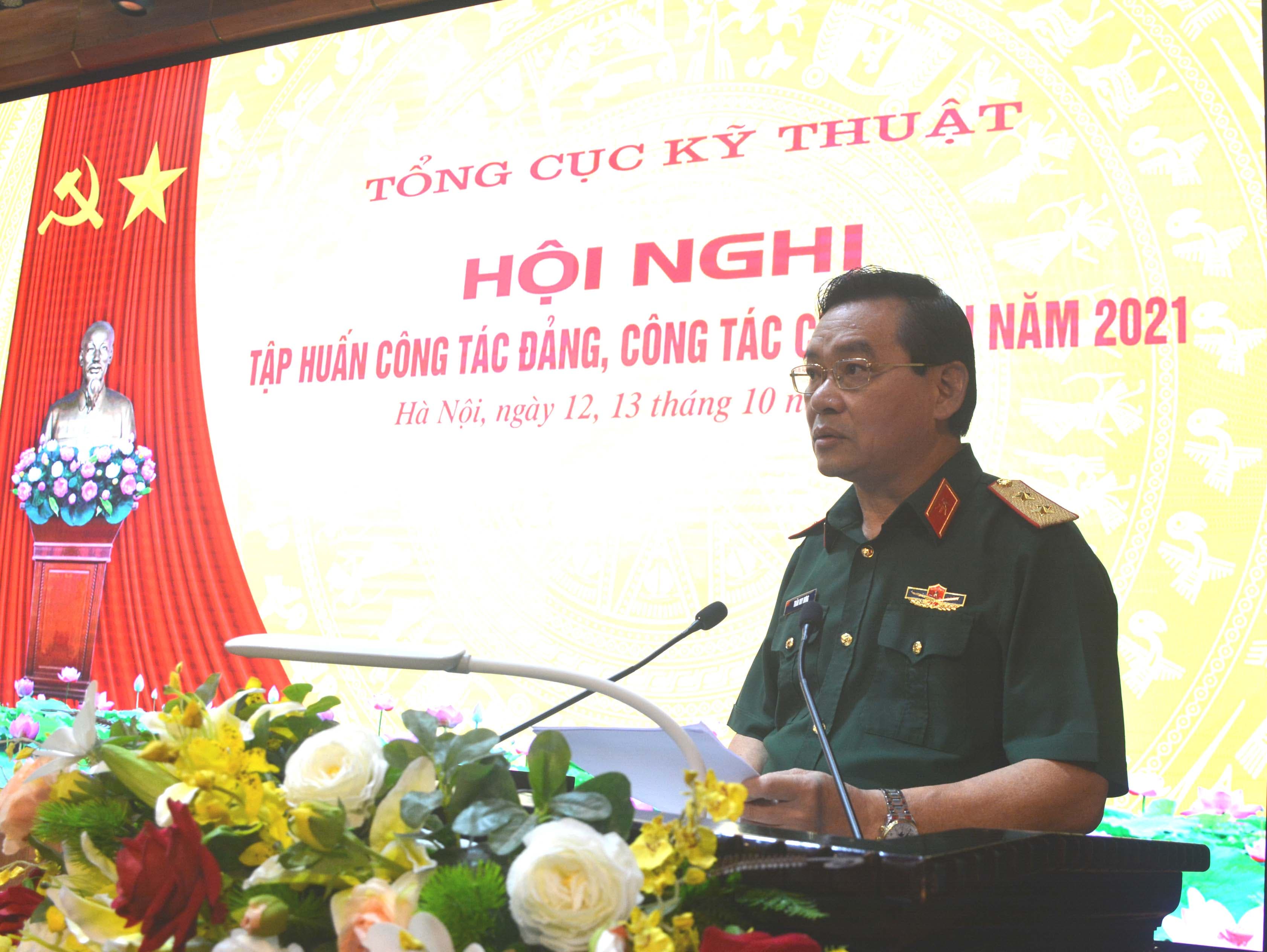 Tổng cục Kỹ thuật tập huấn công tác Đảng, công tác chính trị năm 2021