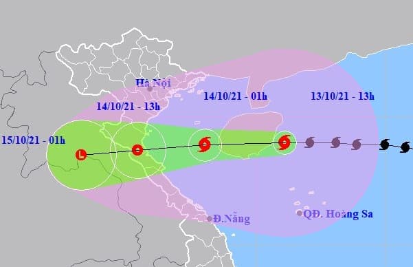 Bão số 8 đang vào miền Trung, cách Thanh Hoá, Nghệ An, Hà Tĩnh hơn 200km