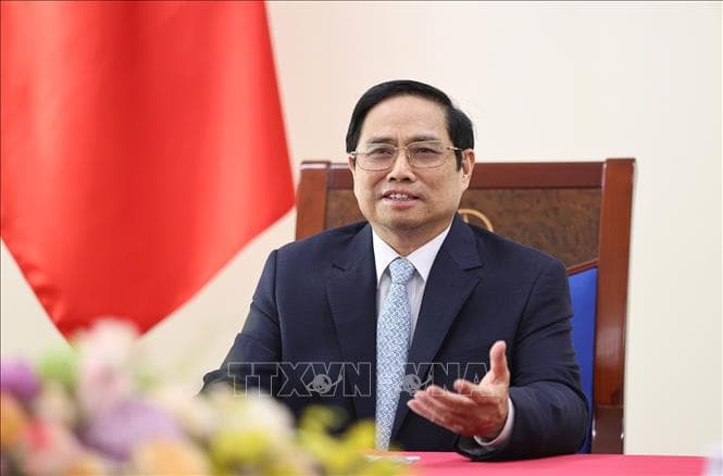 Thủ tướng Phạm Minh Chính phát biểu chào mừng diễn đàn “Tuần lễ năng lượng Nga”