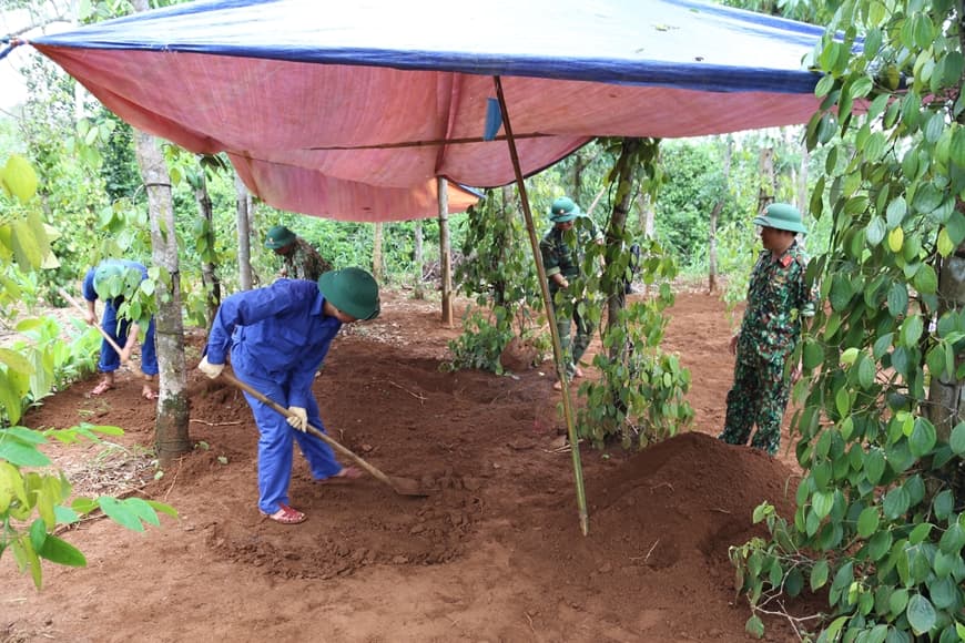 Đồng chí Nguyễn Văn Căn hy sinh khi đi trinh sát