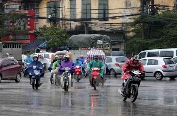 Gió mùa Đông Bắc gây mưa dông nhiều nơi từ đêm 20-10