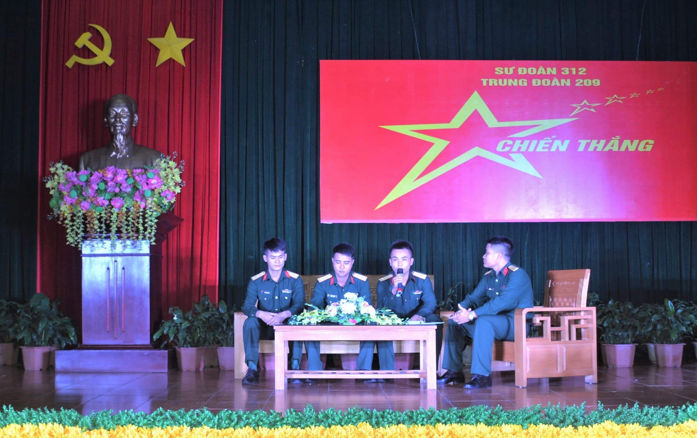 Trung đoàn 209, Sư đoàn 312 tổ chức chương trình “Sao chiến thắng”