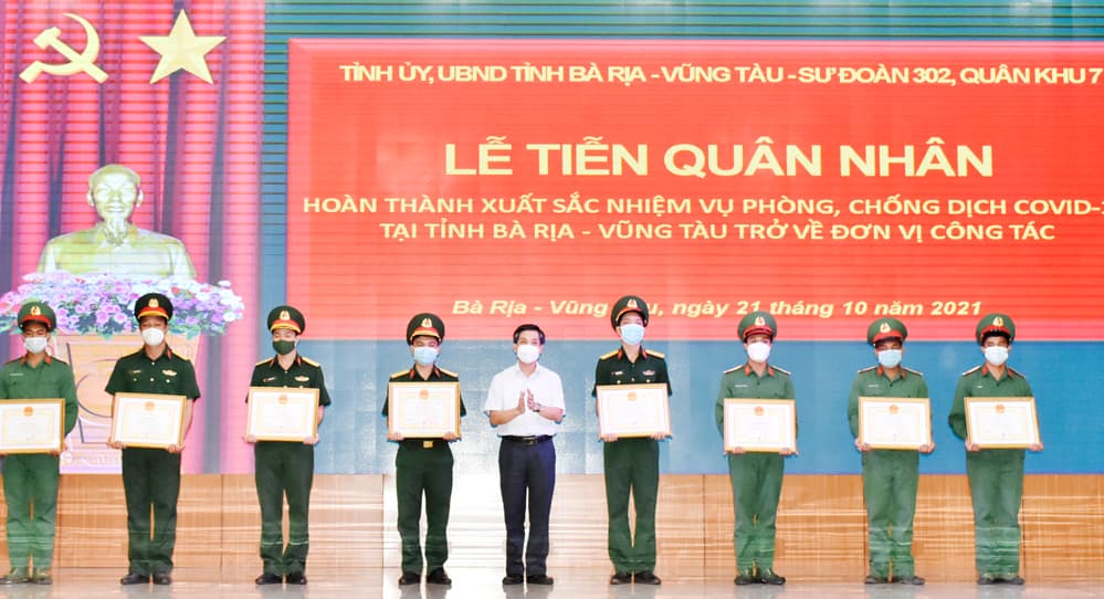 Bà Rịa-Vũng Tàu tri ân cán bộ, chiến sĩ Trung đoàn 88